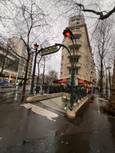 Métro station Paris