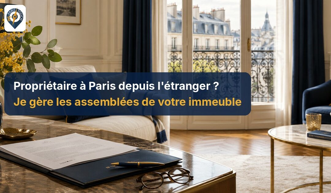 Propriétaire à Paris depuis l&rsquo;étranger : syndic, assemblée générale et pouvoir