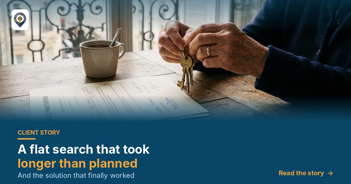 A Paris flat search that took much longer than planned, and what finally worked