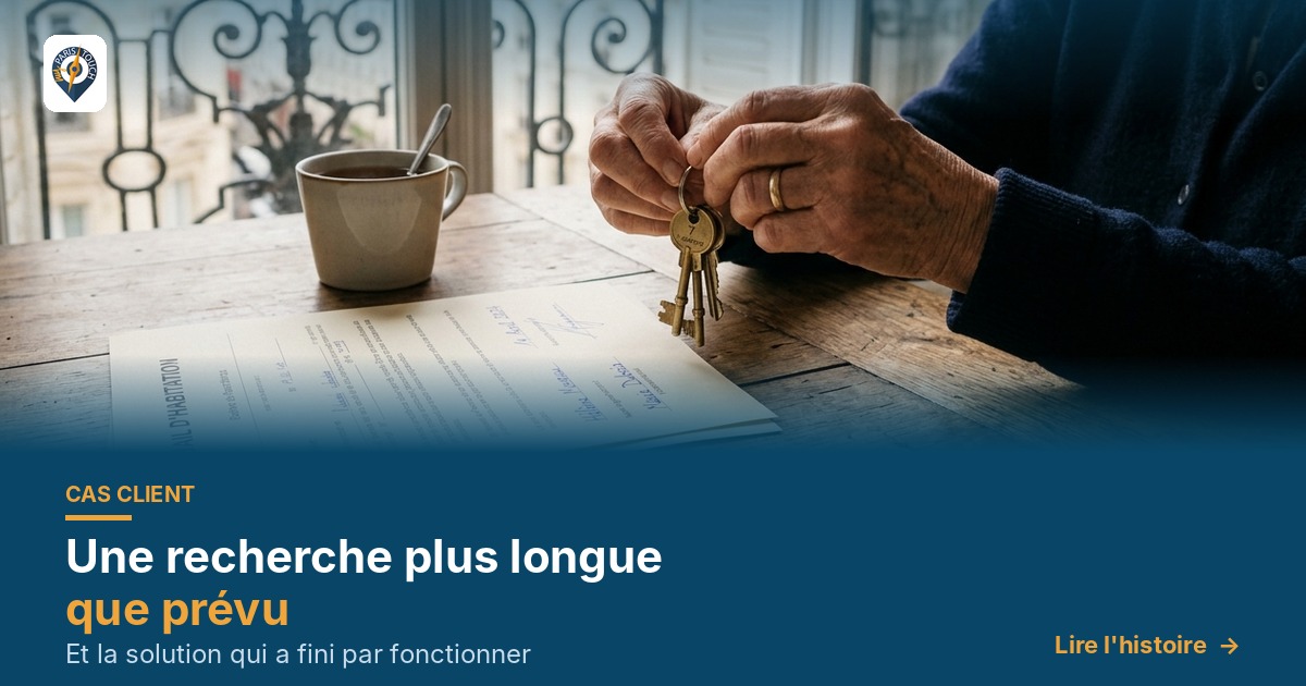 Une recherche à Paris plus longue que prévu, et la solution qui a fini par fonctionner