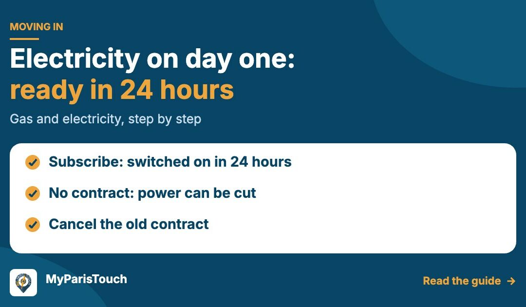 Electricity on day one in a Paris flat: ready in 24 hours